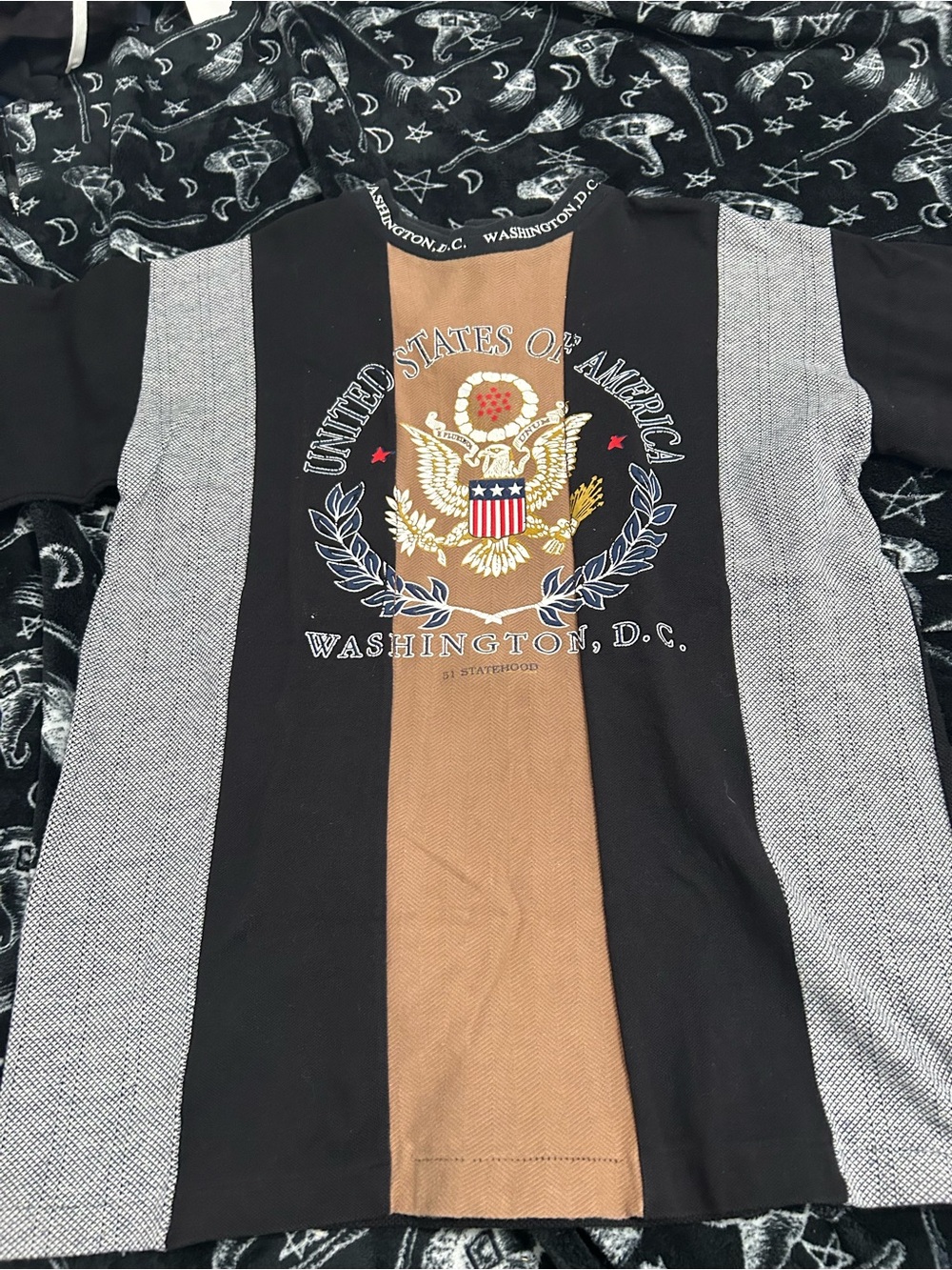 United States of America Graphic Short Sleeve Tee - Black/Brown
